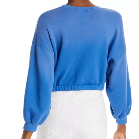 MOTHER | the drop square cinch sweatshirt sun trip | XS - Picture 2 of 8